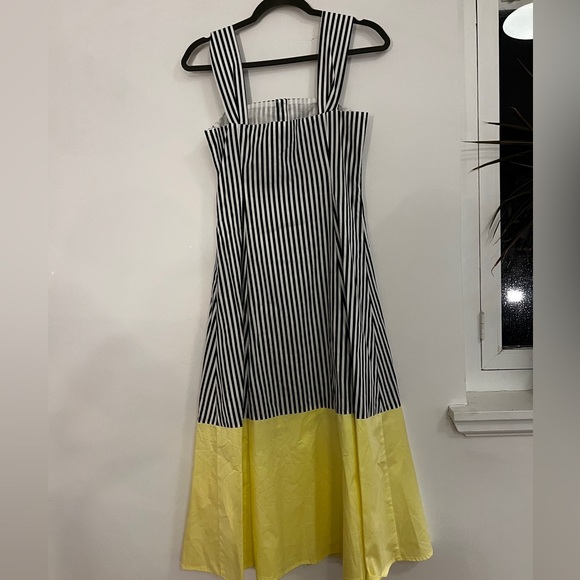 Staud stripe block color midi dress size 6 - Picture 5 of 5